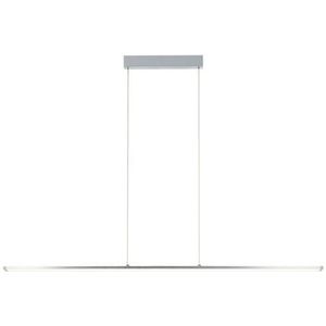 Brilliant Leuchten Led-hanglamp Entrance 131 cm hoogte, 120 cm breed, easydim, 2200 lm, warmwit, aluminium/wit (1 stuk)