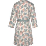 Lascana Kimono in uni en print all-over