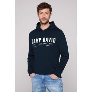 CAMP DAVID Hoodie met logoprint