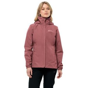 Jack Wolfskin Functioneel jack STORMY POINT 2L JKT W met op te bergen capuchon