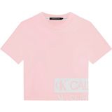Calvin Klein shirt met ronde hals »MIRRORED LOGO BOXY TEE«