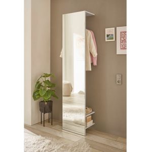 INOSIGN Kledingkast GiRON/CiTY, kast met spiegeldeur, moderne kledingkast met kledingstang, modern design, aan beide zijden geopend, 50 cm breed