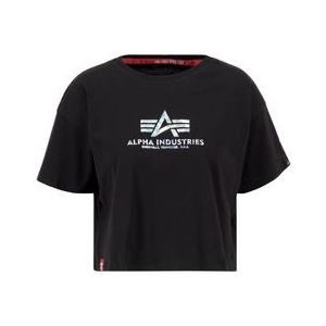 Alpha Industries T-shirt Alpha Industries Women - T-Shirts Basic T COS Hol. Print Wmn