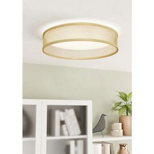 EGLO Luppineria Plafondlamp - LED - Ø 38,5 cm - Goud/Wit - Staal