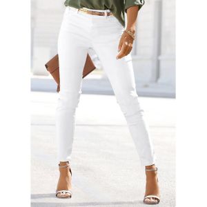 Lascana - 7/8-Jegging - Wit - Stretch Denim - Skinny Fit