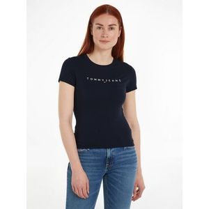 TOMMY JEANS T-shirt Slim Tee Linear Logo Shirt