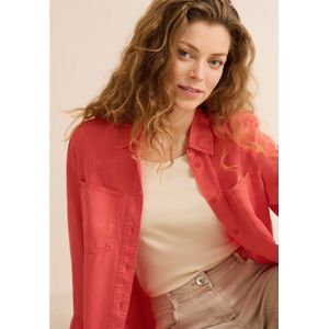Blouse - Juicy Orange - Katoen - Met Borstzakken