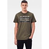 G-Star RAW shirt met ronde hals »Originals Stripe Logo Tee«