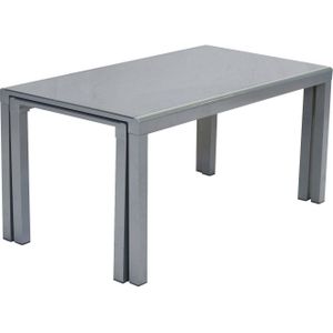 MERXX Tuintafel Flex uitschuifbare tafel uitbreidbaar, bxd: ca. 89/75 x 160/320 cm, kan ook afzonderlijk worden gebruikt
