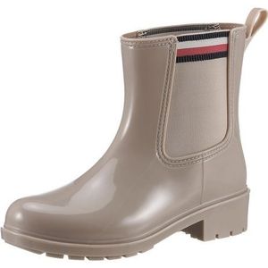 Tommy Hilfiger Chelsea-boots CORPORATE ELASTIC RAINBOOT met stretchinzet aan beide zijden