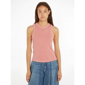 Tommy Hilfiger Shirt met ronde hals MUTED GMD SLIM RIB TANK