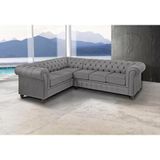 Premium collection by Home affaire Chesterfield-bank CHESTERFIELD met knoopsluiting, ook in leer