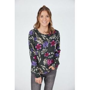 Lieblingsstück Blouse zonder sluiting OnellaL met bloemenprint all-over