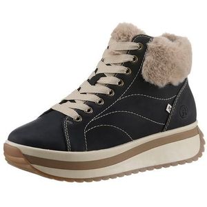 Rieker EVOLUTION Winterlaarzen Wedge sneakers, plateaulaarzen met faux-bont kraag