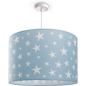 Paco Home Hanglamp Capri 315 Kinderlamp plafondlamp LED kinderkamer lamp sterrenhemel-motief E27