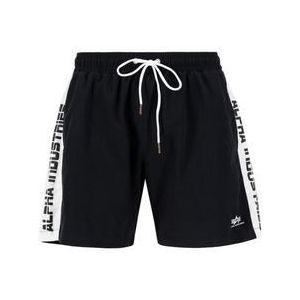 Alpha Industries Short ALPHA INDUSTRIES Men - Beachwear Printed Stripe Swim Short