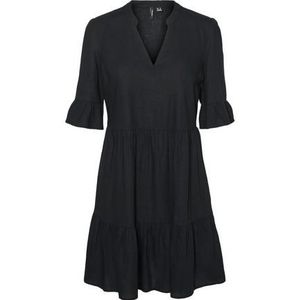 Vero Moda Mini-jurk VMLINN 2/4 SHORT DRESS WVN