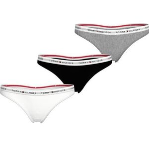 Tommy Hilfiger Underwear String met een logo-opschrift (3 stuks)