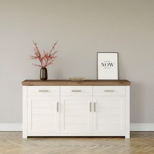 set one by Musterring Dressoir York Type 52, in 3 kleurvarianten, landhuisstijl, B 184 x H 95 cm
