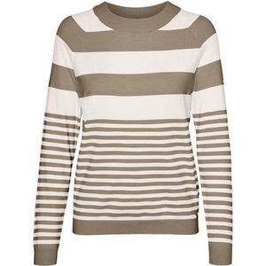 Vero Moda Trui met ronde hals VMHAPPINESS LS RAGLAN PULLOVE GA BOO REP