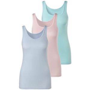 Petite fleur Hemd van pure katoen, tanktop, onderhemd (Set van 3)