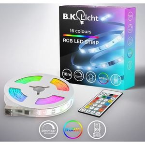 B.K.Licht Led-strip RGBIC LED Strip, 10 m, mit Musiksensor (1 stuk)