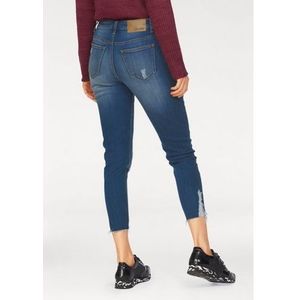 Aniston CASUAL Skinny fit jeans met vernietigde werking