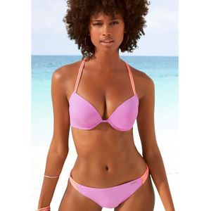 Venice Beach - ANNA - Bikinitop - Paars - Gewatteerde Cups - Achter Te Strikken
