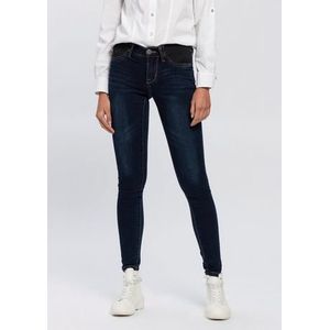 Arizona Skinny fit jeans Ultra Stretch Low Waist met stretchinzetten opzij bij de band