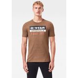 G-Star Raw shirt met ronde hals »Originals Label Logo Slim Tee«