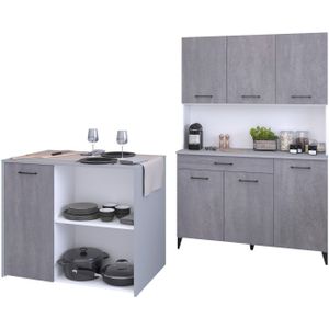 Parisot Multifunctionele kastenset Parisot Malice 4 Opbergruimte, geweldige uitstraling, flexibel te plaatsen en te gebruiken (2 stuks)