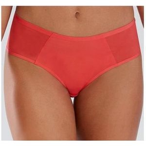 s.Oliver RED LABEL Beachwear Hipster Louise met mesh-inzetten opzij