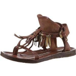 A.S.98 Sandalen RAMOS zomerschoen, sandaal met modieuze franjes