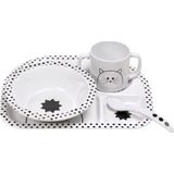 Lässig kinderservies, 4-delig, »Dish Set, Little Chums Cat«