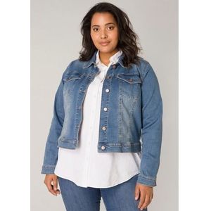 Base Level Curvy Jeansjack BAS-Yamila