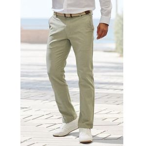 John Devin Chino Regular-fit, lange Oxford broek