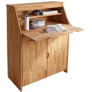 Woltra Secretaris Luzern compacte (bureau)tafel voor thuiskantoor, massief hout, breedte 83 cm