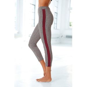 Bench. Loungewear 7/8 legging met contrastkleurig tape opzij