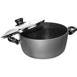 Kookpan - Ø 28 cm - Antiaanbaklaag - Krasvast - Geschikt voor alle warmtebronnen