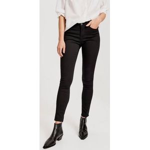 OPUS Skinny fit jeans Elma black in five-pocketsmodel