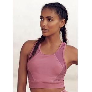 active by Lascana Functioneel shirt met mesh-inzet