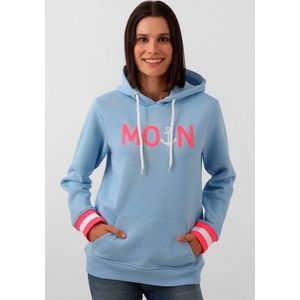 Zwillingsherz Hoodie Rahel met "moin" print