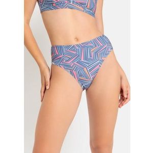 LSCN by LASCANA Highwaist-bikinibroekje Lisa met grafisch patroon