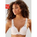 Lascana Push-up-bh rondom van prachtige, gebloemde kant, dessous