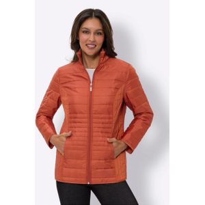 Roestrood Winterjas - 100% Polyester - Lange Mouwen - Staande Kraag