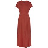 Lascana Midi-jurk met ritssluiting bij de hals, nauwsluitend, sportief en elegant