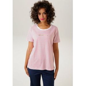 Aniston CASUAL T-shirt met streepdessin - nieuwe collectie