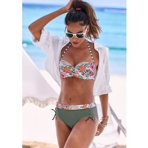 Venice Beach Bandeau-bikinitop Summer met aangerimpeld midden