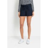 Lascana Short in paperbag-stijl van linnenmix (Met een bindceintuur)