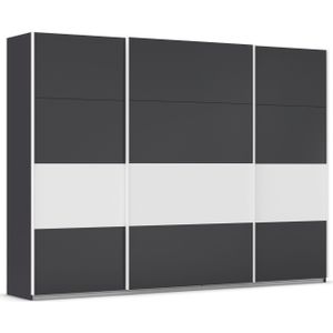 rauch Schuifdeurkast Kledingkast Kast Garderobe CORTONA inclusief indeling, 2 stoffen dozen en extra planken